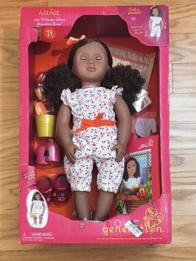Our Generation Nahla 18" Doll With Accessories Ages 3+ NWT